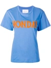 Alberta Ferretti Days Of The Week Monday T-shirt In Blue