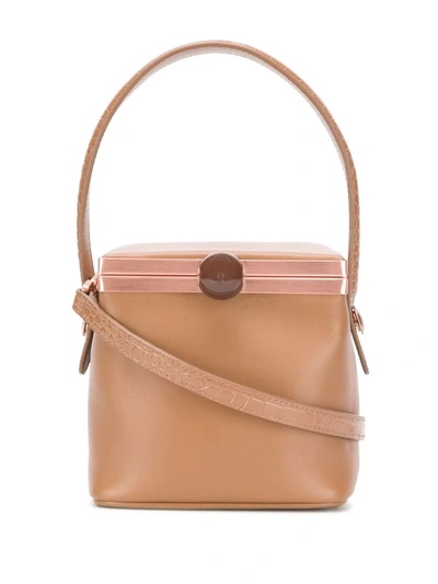 Gu_de Dona Box Bag In Neutrals