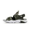 Nike Canyon Sandal In Medium Olive/cargo Khaki/white