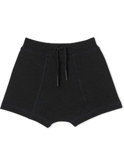Burberry Babies' Kids Logo Tape Shorts (6-24 Months) In Black