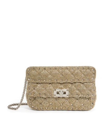 Valentino Garavani Garavani Small Rockstud Spike Beaded Cross-body Bag