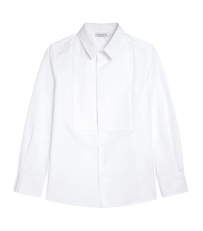 Dolce & Gabbana Kids L42s56fu5gk1-long Sleeved Shirt In White