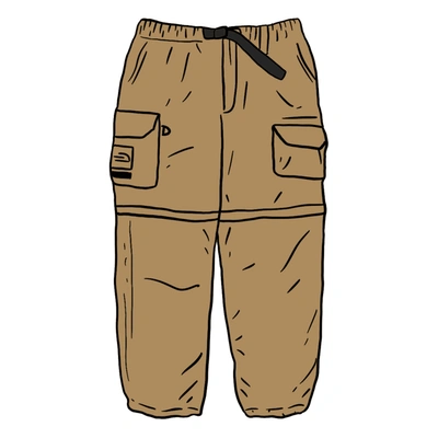 Pre-owned Supreme  The North Face Belted Cargo Pant Gold