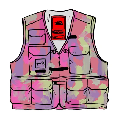 Pre-owned Supreme  The North Face Cargo Vest Multicolor