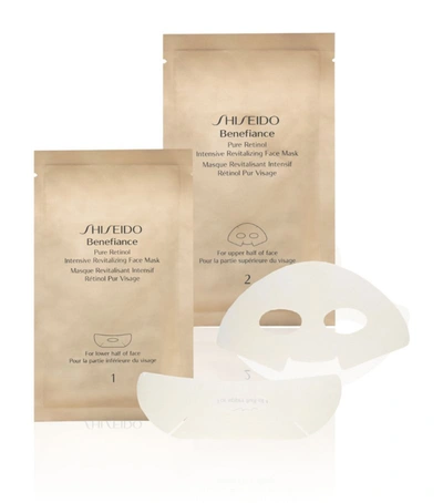 Shiseido Pure Retinol Intensive Revitalizing Face Sheet Mask In White