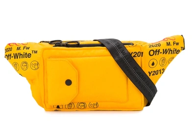 Pre-owned Off-white  Industrial Belt Bag Yellow/black