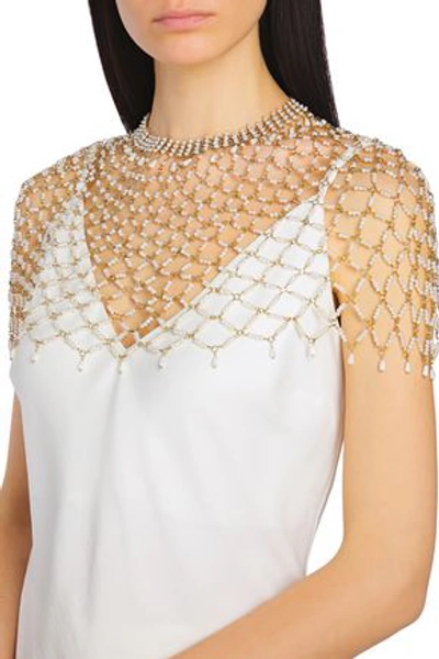 Rosantica Gold-tone Bead Body Chain In White