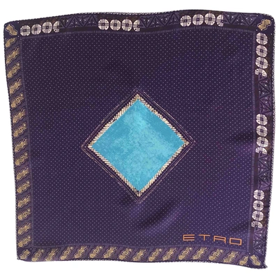 Pre-owned Etro Silk Neckerchief In Multicolour