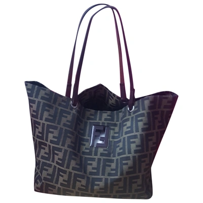 Pre-owned Fendi Roll Bag  Brown Handbag