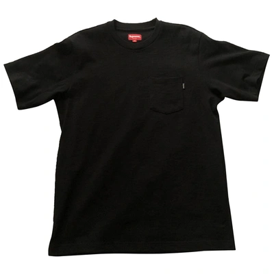 Pre-owned Supreme Black Cotton T-shirt