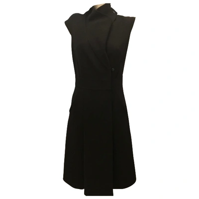 Pre-owned Celine Black Wool Dress