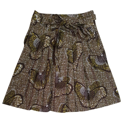 Pre-owned Max Mara Mid-length Skirt In Multicolour