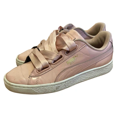 Pre-owned Fenty X Puma Pink Patent Leather Trainers