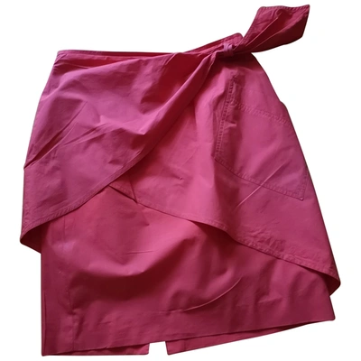 Pre-owned Guy Laroche Mid-length Skirt In Red