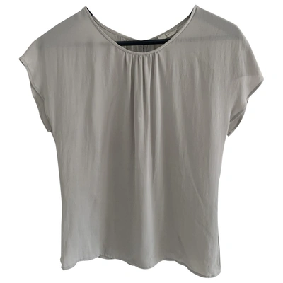 Pre-owned Joie Silk Blouse In Grey