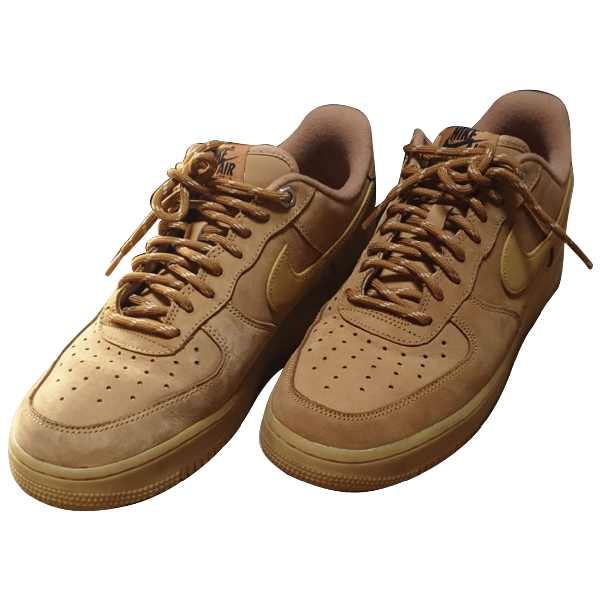 beige suede air force 1