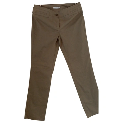 Pre-owned Marella Straight Pants In Green