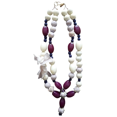 Pre-owned Etro Silk Necklace In Multicolour
