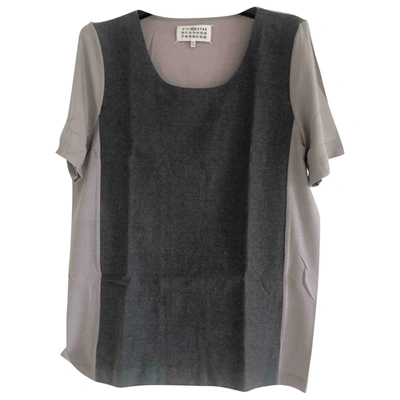 Pre-owned Maison Margiela Wool T-shirt In Grey