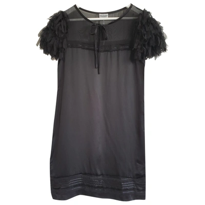 Pre-owned Philosophy Di Alberta Ferretti Silk Mid-length Dress In Black