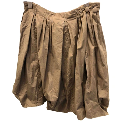 Pre-owned Acne Studios Mid-length Skirt In Khaki