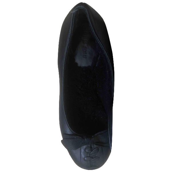 miu miu black flats