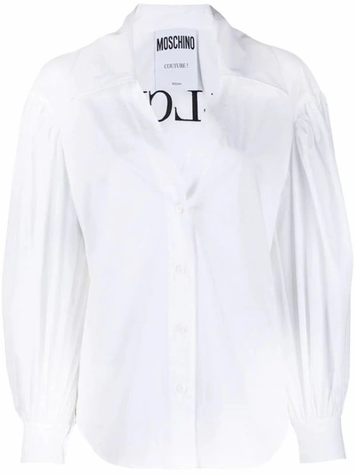 Moschino Women's White Cotton Shirt