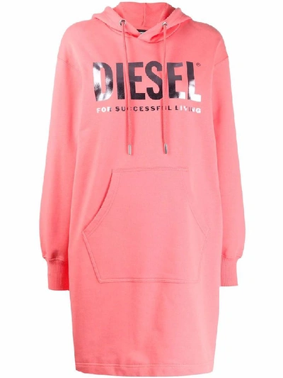 Diesel Pink Cotton Sweatshirt