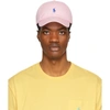 Polo Ralph Lauren X Asos Exclusive Collab Cap In Pink With Green Logo In Pink,blue