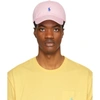 Polo Ralph Lauren X Asos Exclusive Collab Cap In Pink With Green Logo In Purple