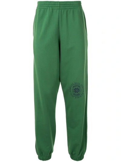 Martine Rose Logo-print Track Pants In Green