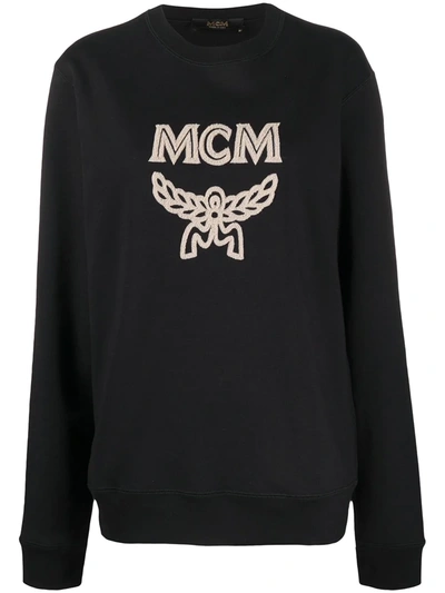 Mcm Logo Jumper In Meteorite
