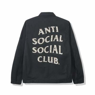 Pre-owned Anti Social Social Club  Lube Jacket Black