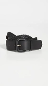 Zimmermann Braided Leather Belt In Black