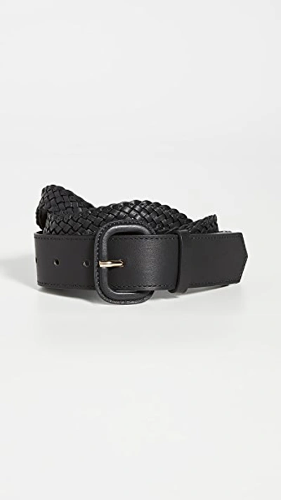 Zimmermann Braided Leather Belt In Black