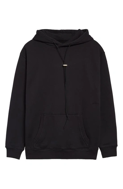 Zanerobe Logo Hooded Sweatshirt In Smokey Black