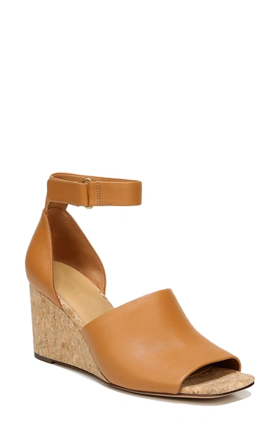 Vince Women's Kensey Ankle-strap Wedge Sandals In Tan