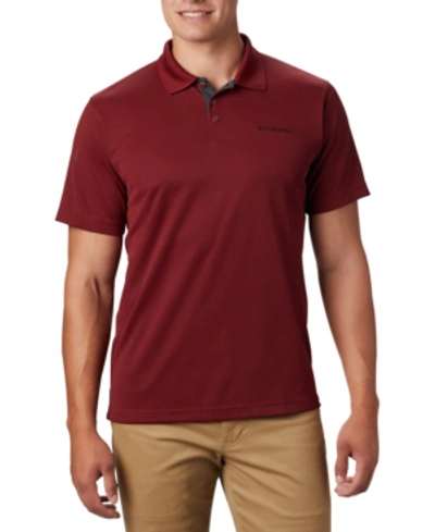 Columbia Men's Big & Tall Utilizer Polo In Red Jasper