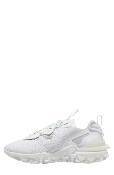 Nike React Vision Sneaker In White/ Particle Grey/ White