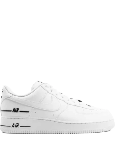 Nike Air Force 1 '07 Lv8 3 "added Air" Sneakers In White,black,white