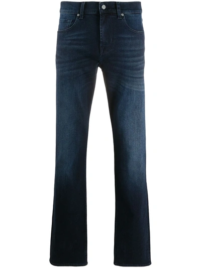 7 For All Mankind Slimmy Lux Performance Jeans In Blue