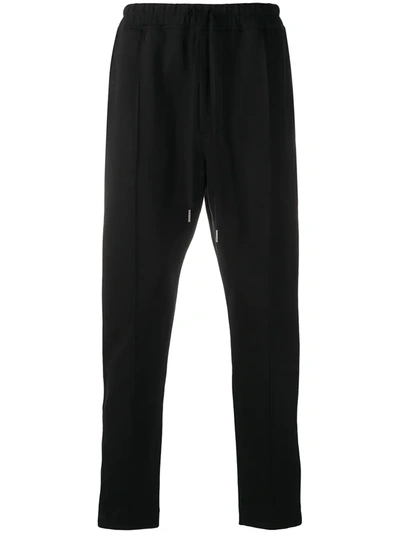 Tom Ford Drawstring Tapered Track Pants In Black