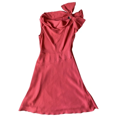 Pre-owned Valentino Mini Dress In Pink