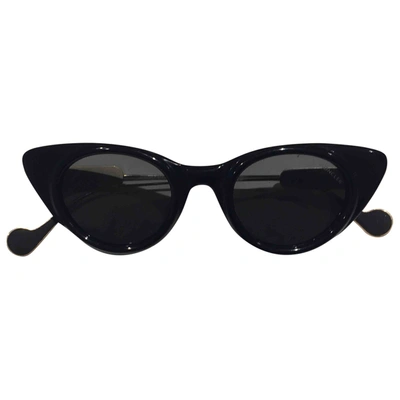 Pre-owned Moncler Black Sunglasses