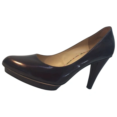 Pre-owned Paul Smith Leather Heels In Purple