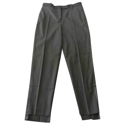 Pre-owned Maje Black Wool Trousers