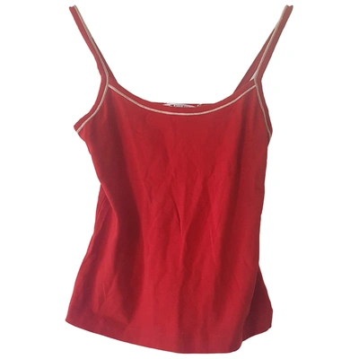 Pre-owned Tommy Hilfiger Camisole In Red