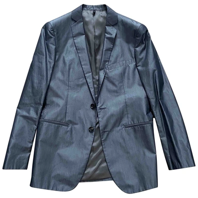 Pre-owned Tonello Silk Vest In Grey