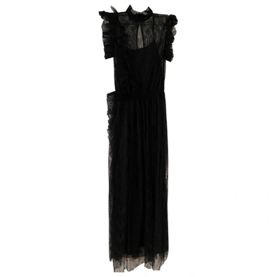 Pre-owned Jucca Maxi Dress In Black