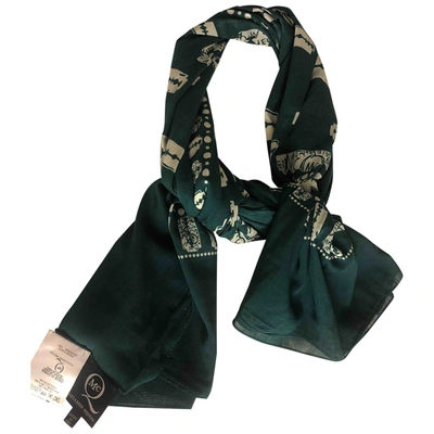 Pre-owned Mcq By Alexander Mcqueen Scarf In Green